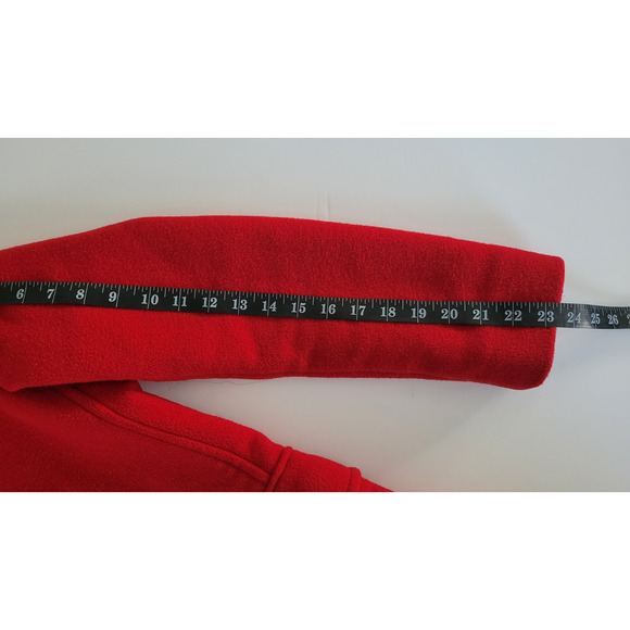 Uniqlo Women's M Red Wool Blend Hooded Duffle Coat Toggle Winter Jacket Warm - Picture 7 of 9